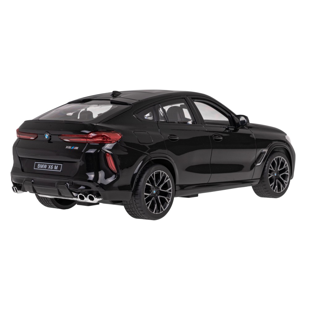RASTAR RC Auto BMW X6 M 1:14 na diaľkové ovládanie + LED svetlá, čierne