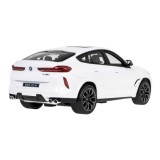 RASTAR RC Auto BMW X6 M 1:14 na diaľkové ovládanie + LED svetlá, biele