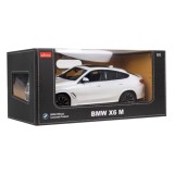 RASTAR RC Auto BMW X6 M 1:14 na diaľkové ovládanie + LED svetlá, biele