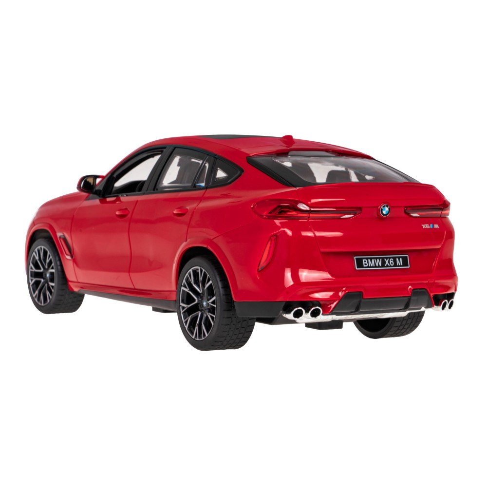RASTAR RC Auto BMW X6 M 1:14 na diaľkové ovládanie + LED svetlá, červené
