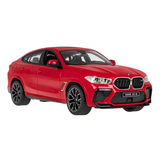 RASTAR RC Auto BMW X6 M 1:14 na diaľkové ovládanie + LED svetlá, červené