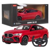 RASTAR RC Auto BMW X6 M 1:14 na diaľkové ovládanie + LED svetlá, červené