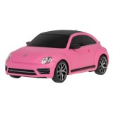 RASTAR RC Auto Volksawagen Beetle 1:24 na diaľkové ovládanie + Zmena farby + LED Svetlá, ružové