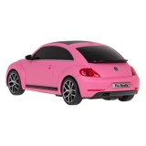 RASTAR RC Auto Volksawagen Beetle 1:24 na diaľkové ovládanie + Zmena farby + LED Svetlá, ružové