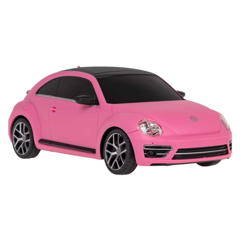 RASTAR RC Auto Volksawagen Beetle 1:24 na diaľkové ovládanie + Zmena farby + LED Svetlá, ružové
