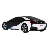 RASTAR RC Auto BMW I8-UV Sensitive Collection 1:24 na diaľkové ovládanie s LED svetlom + Meniaca farba kapoty, žlto-biele