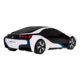 RASTAR RC Auto BMW I8-UV Sensitive Collection 1:24 na diaľkové ovládanie s LED svetlom + Meniaca farba kapoty, žlto-biele