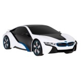 RASTAR RC Auto BMW I8-UV Sensitive Collection 1:24 na diaľkové ovládanie s LED svetlom + Meniaca farba kapoty, žlto-biele