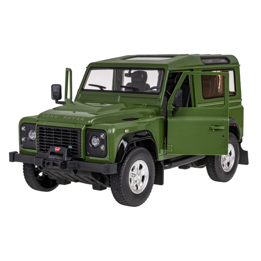 Rastar RC Auto LAND ROVER Defender 1:14 na diaľkové ovládanie, zelené