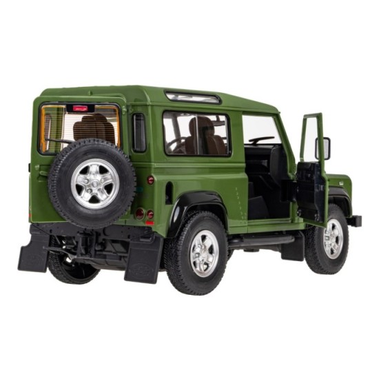 Rastar RC Auto LAND ROVER Defender 1:14 na diaľkové ovládanie, zelené