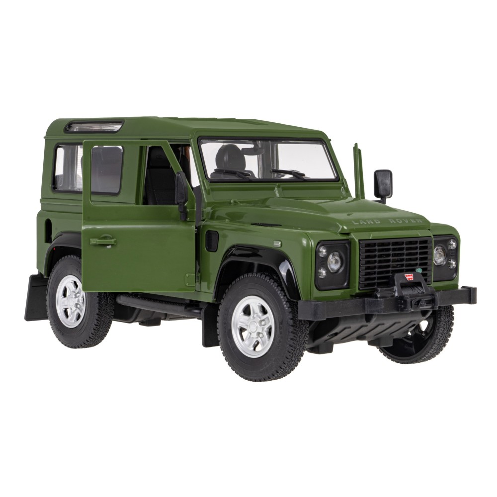 Rastar RC Auto LAND ROVER Defender 1:14 na diaľkové ovládanie, zelené