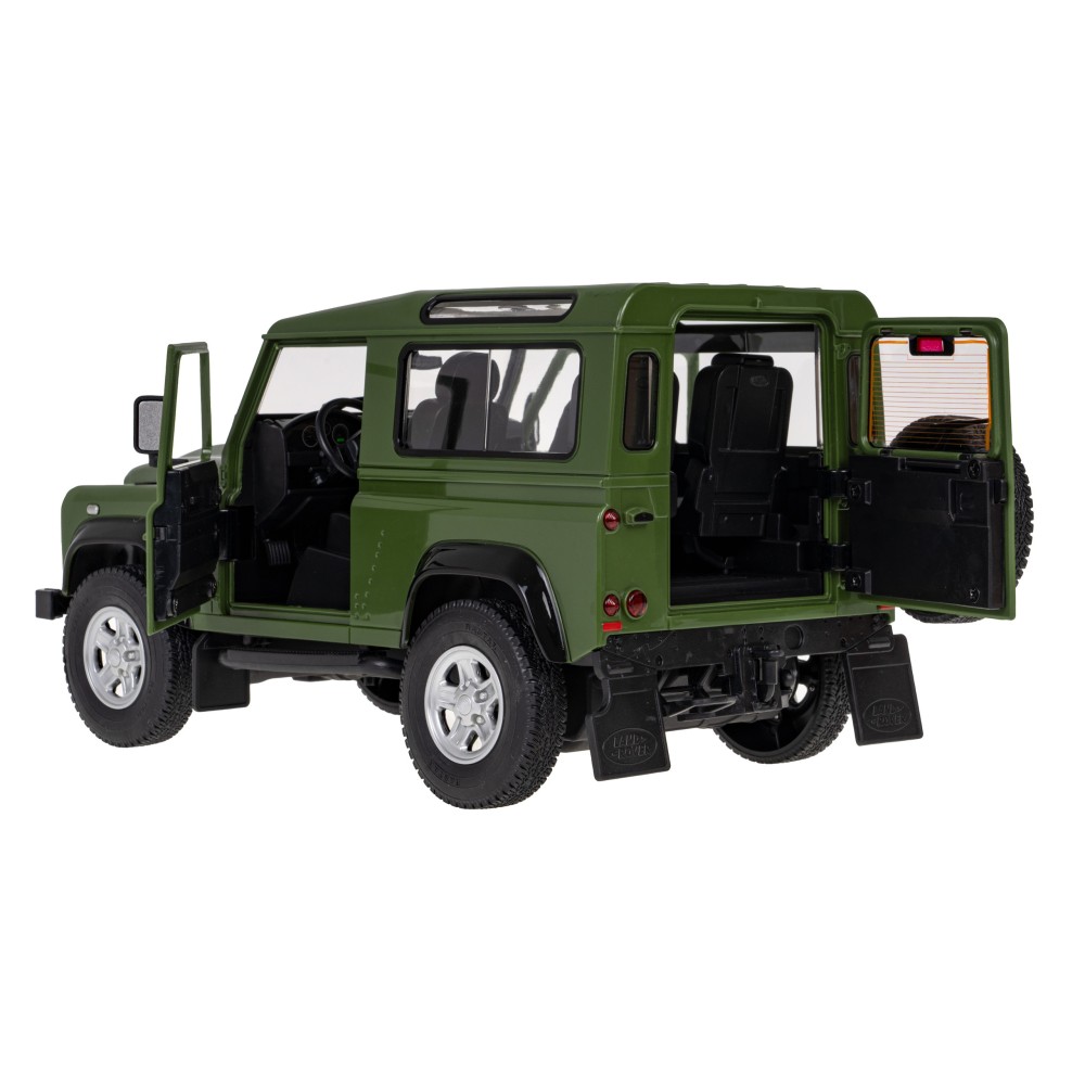 Rastar RC Auto LAND ROVER Defender 1:14 na diaľkové ovládanie, zelené