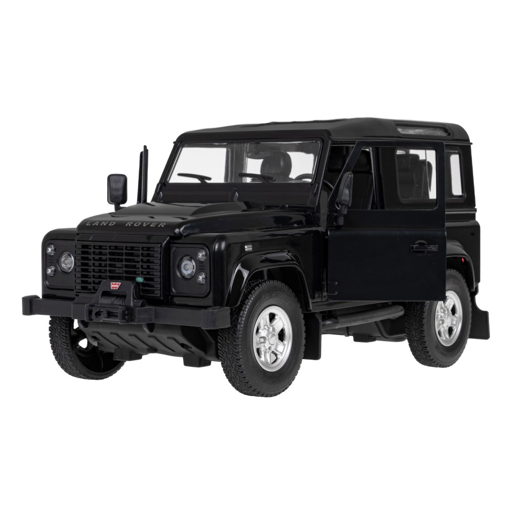 Rastar RC Auto LAND ROVER Defender 1:14 na diaľkové ovládanie, čierne
