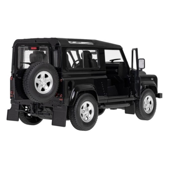 Rastar RC Auto LAND ROVER Defender 1:14 na diaľkové ovládanie, čierne