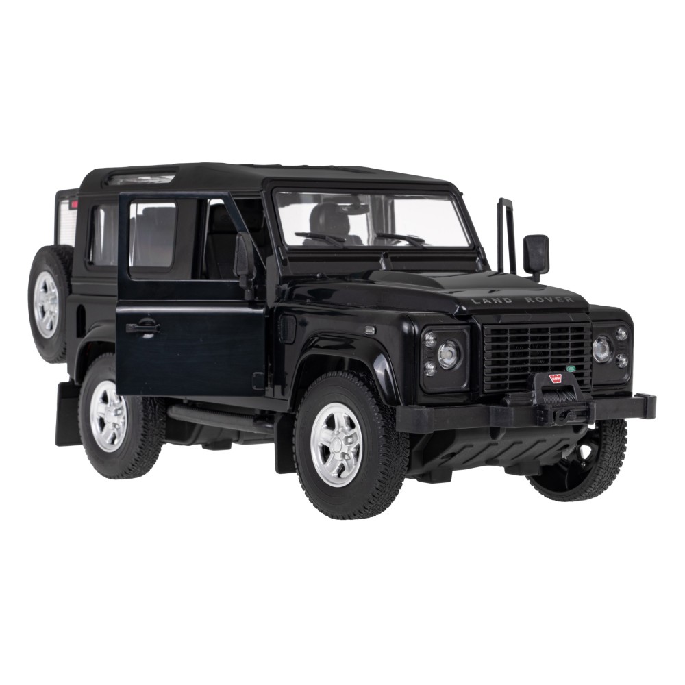 Rastar RC Auto LAND ROVER Defender 1:14 na diaľkové ovládanie, čierne