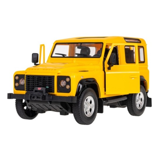Rastar RC Auto LAND ROVER Defender 1:14 na diaľkové ovládanie, žlté