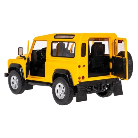 Rastar RC Auto LAND ROVER Defender 1:14 na diaľkové ovládanie, žlté