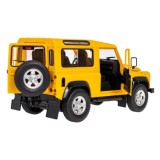 Rastar RC Auto LAND ROVER Defender 1:14 na diaľkové ovládanie, žlté