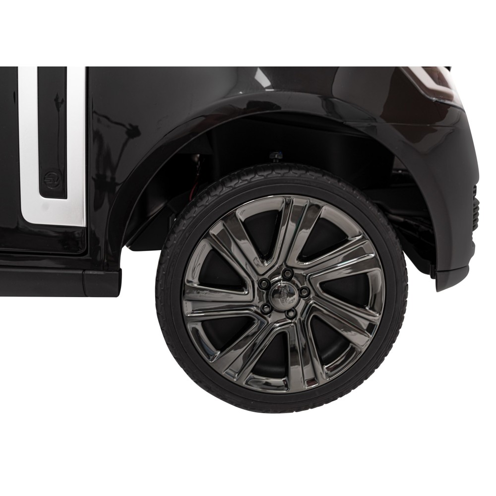 JOKO Elektrické autíčko Range Rover SUV Lift 4x4, penové kolesá, kožené sedadlo, čierne
