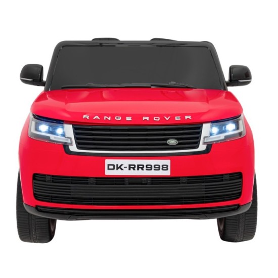 JOKO Elektrické autíčko Range Rover SUV Lift 4x4, penové kolesá, kožené sedadlo, červené