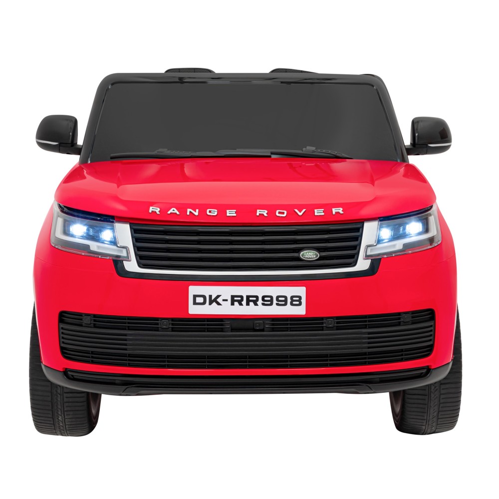 JOKO Elektrické autíčko Range Rover SUV Lift 4x4, penové kolesá, kožené sedadlo, červené