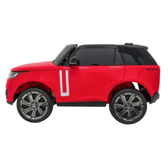 JOKO Elektrické autíčko Range Rover SUV Lift 4x4, penové kolesá, kožené sedadlo, červené
