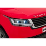 JOKO Elektrické autíčko Range Rover SUV Lift 4x4, penové kolesá, kožené sedadlo, červené