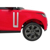 JOKO Elektrické autíčko Range Rover SUV Lift 4x4, penové kolesá, kožené sedadlo, červené