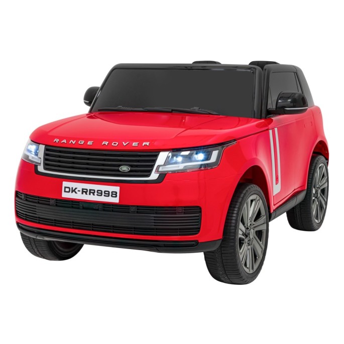 JOKO Elektrické autíčko Range Rover SUV Lift 4x4, penové kolesá, kožené sedadlo, červené