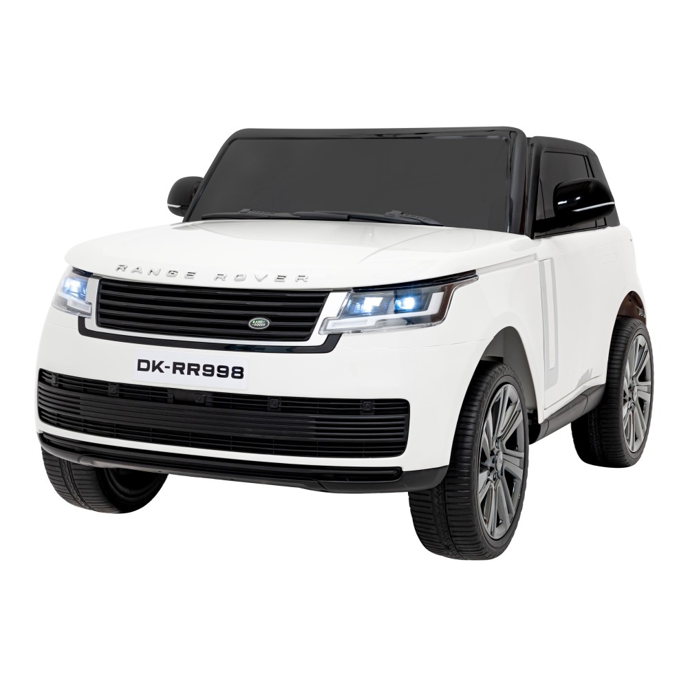 JOKO Elektrické autíčko Range Rover SUV Lift 4x4, penové kolesá, kožené sedadlo, biele