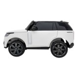 JOKO Elektrické autíčko Range Rover SUV Lift 4x4, penové kolesá, kožené sedadlo, biele