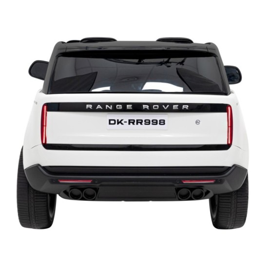 JOKO Elektrické autíčko Range Rover SUV Lift 4x4, penové kolesá, kožené sedadlo, biele