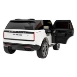 JOKO Elektrické autíčko Range Rover SUV Lift 4x4, penové kolesá, kožené sedadlo, biele