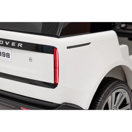 JOKO Elektrické autíčko Range Rover SUV Lift 4x4, penové kolesá, kožené sedadlo, biele