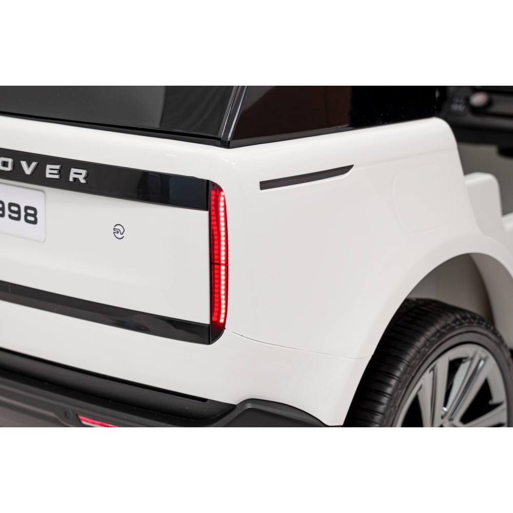 JOKO Elektrické autíčko Range Rover SUV Lift 4x4, penové kolesá, kožené sedadlo, biele
