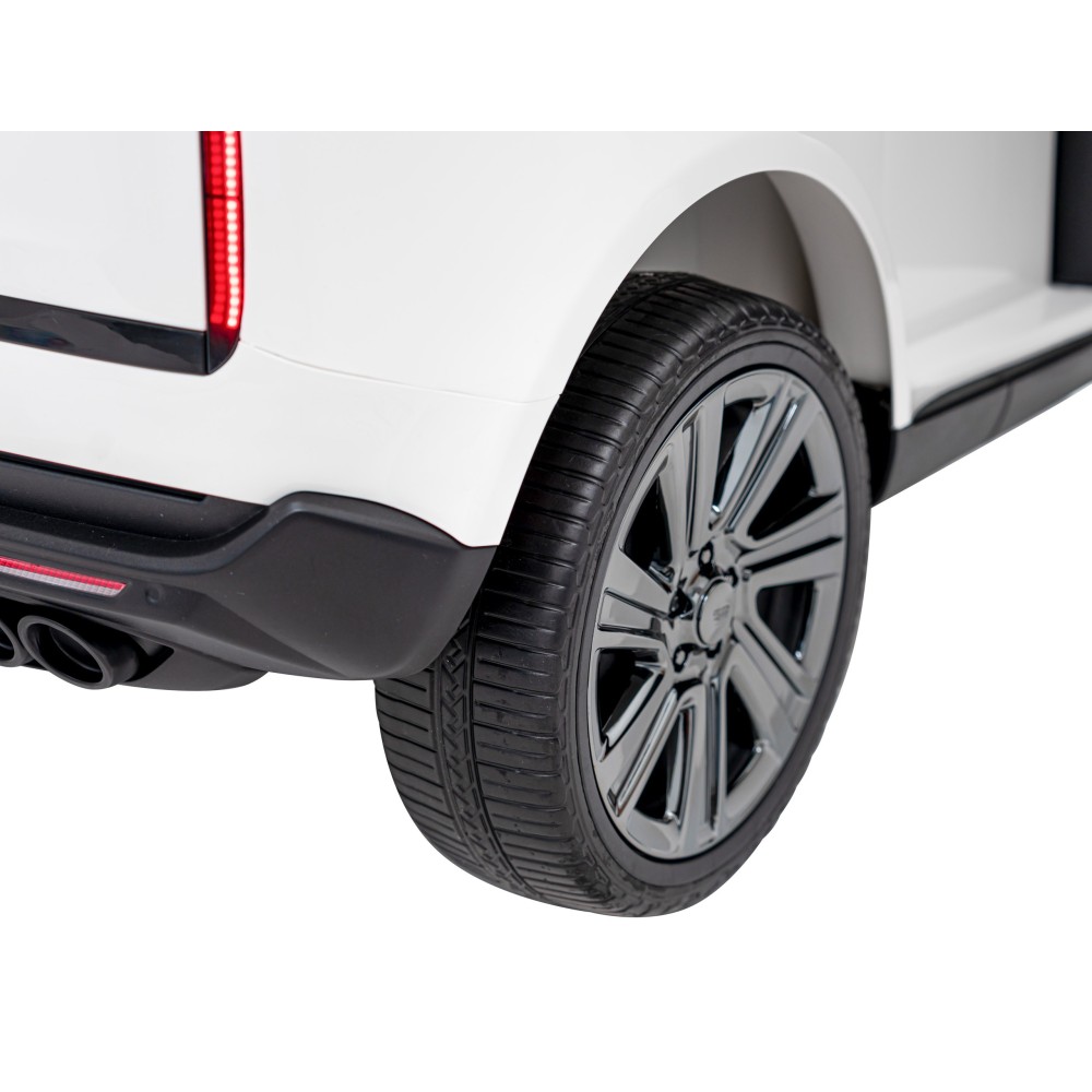 JOKO Elektrické autíčko Range Rover SUV Lift 4x4, penové kolesá, kožené sedadlo, biele