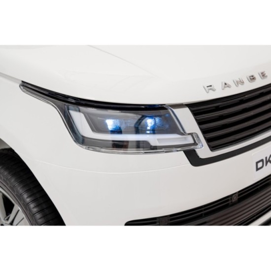 JOKO Elektrické autíčko Range Rover SUV Lift 4x4, penové kolesá, kožené sedadlo, biele