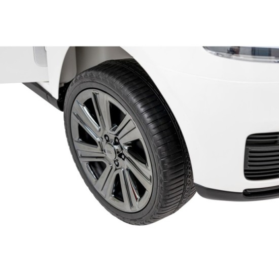 JOKO Elektrické autíčko Range Rover SUV Lift 4x4, penové kolesá, kožené sedadlo, biele