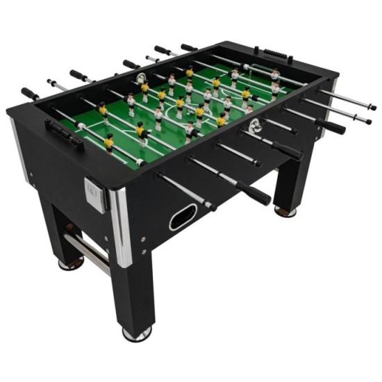 JOKO Veľký Drevený Stolný Futbal 139 x 74cm, čierny