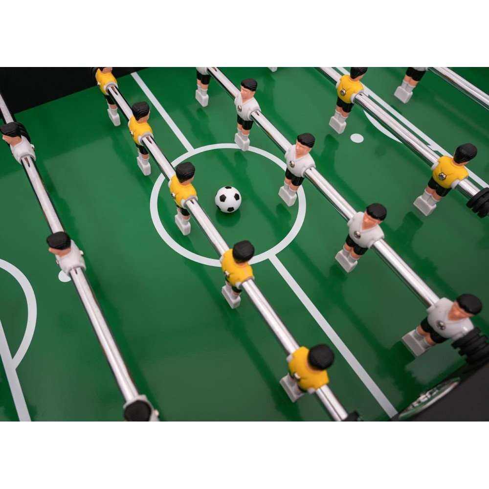 JOKO Veľký Drevený Stolný Futbal 139 x 74cm, čierny