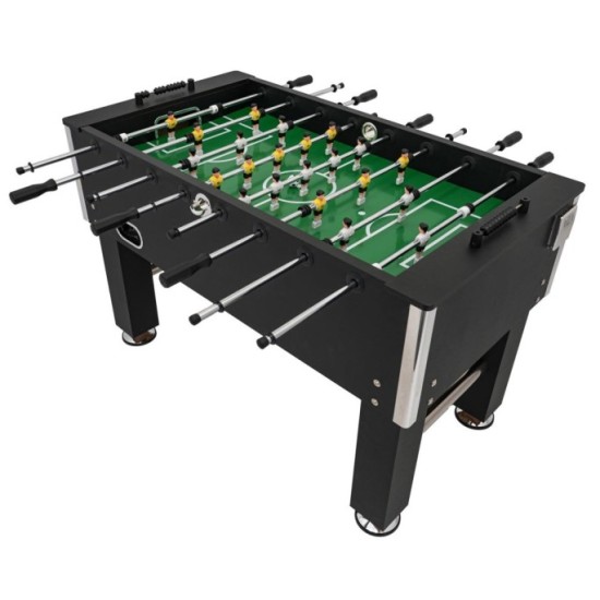 JOKO Veľký Drevený Stolný Futbal 139 x 74cm, čierny