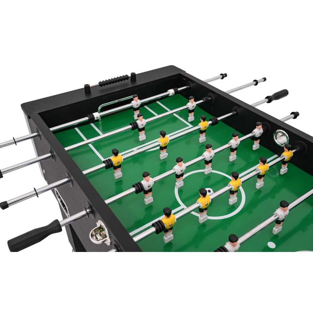 JOKO Veľký Drevený Stolný Futbal 139 x 74cm, čierny