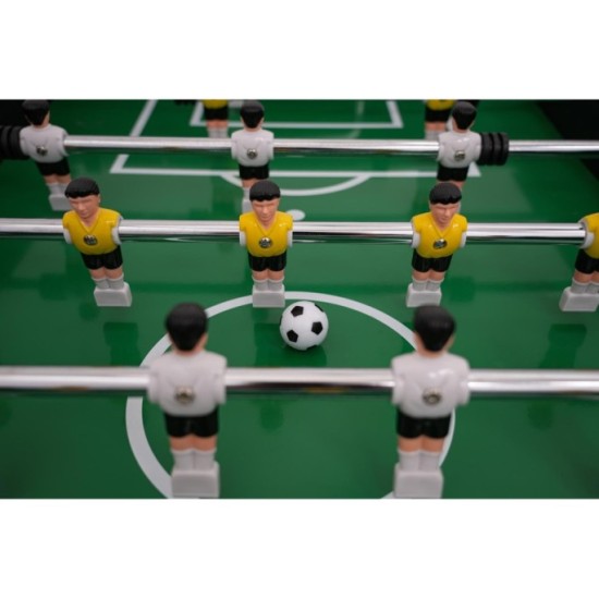 JOKO Veľký Drevený Stolný Futbal 139 x 74cm, čierny