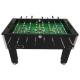 JOKO Veľký Drevený Stolný Futbal 139 x 74cm, čierny