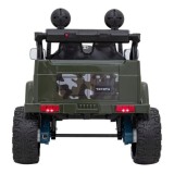 JOKO Elektrické autíčko Toyota FJ Cruiser 4x4, penové kolesá, kožené sedadlo, maskáčové