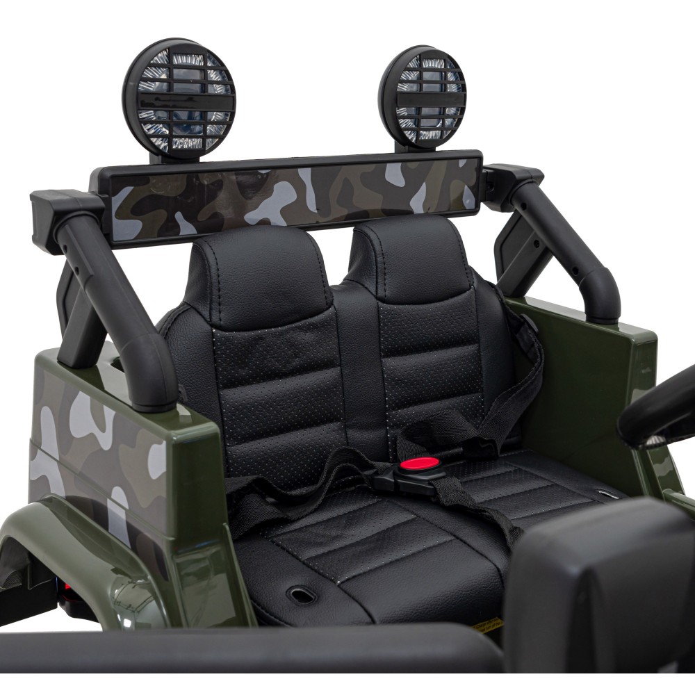 JOKO Elektrické autíčko Toyota FJ Cruiser 4x4, penové kolesá, kožené sedadlo, maskáčové