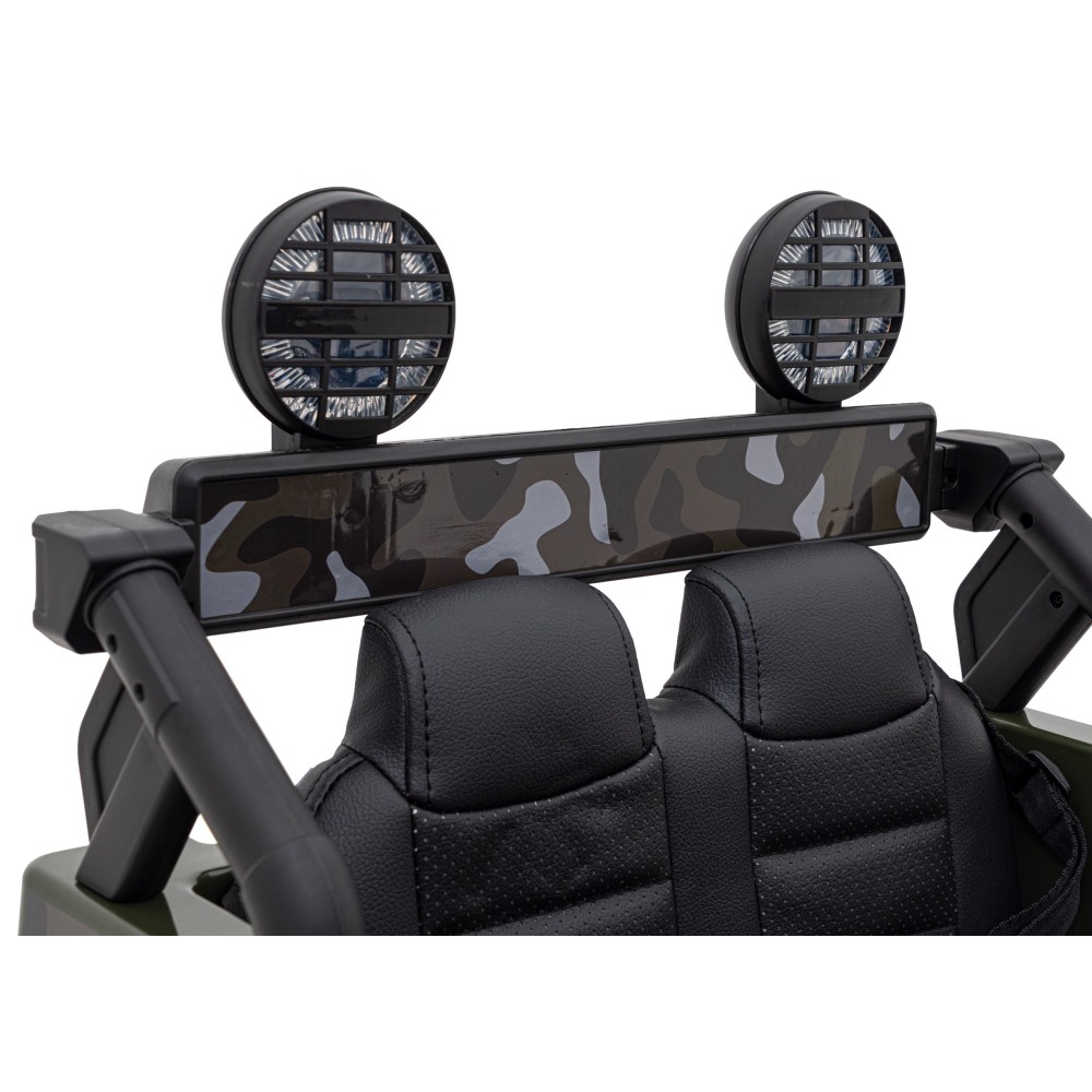 JOKO Elektrické autíčko Toyota FJ Cruiser 4x4, penové kolesá, kožené sedadlo, maskáčové