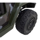 JOKO Elektrické autíčko Toyota FJ Cruiser 4x4, penové kolesá, kožené sedadlo, maskáčové