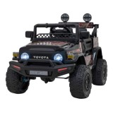 JOKO Elektrické autíčko Toyota FJ Cruiser 4x4, penové kolesá, kožené sedadlo, čierne kamufláž
