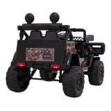 JOKO Elektrické autíčko Toyota FJ Cruiser 4x4, penové kolesá, kožené sedadlo, čierne kamufláž